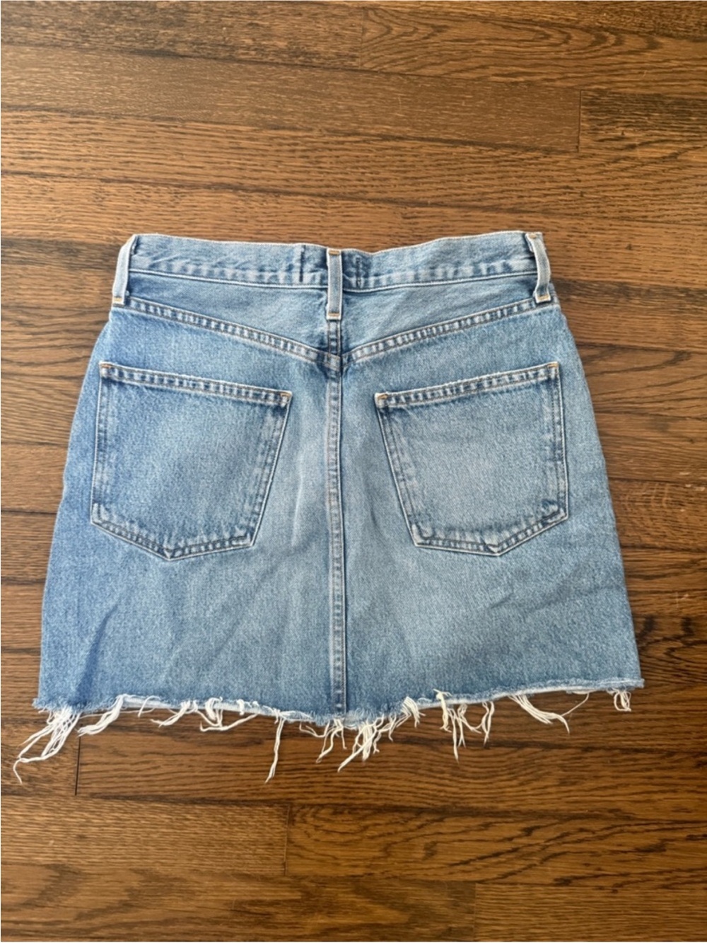 Agolde High-Rise Light Blue Denim Jeans - Picture 3 of 4